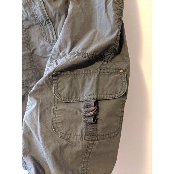 Della Spiga Italy Cargo Skirt Olive Green Utility Y2K Grunge Military Casual 10 - Picture 4 of 7